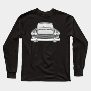 Humber Super Snipe 1960s British classic car monochrome Long Sleeve T-Shirt